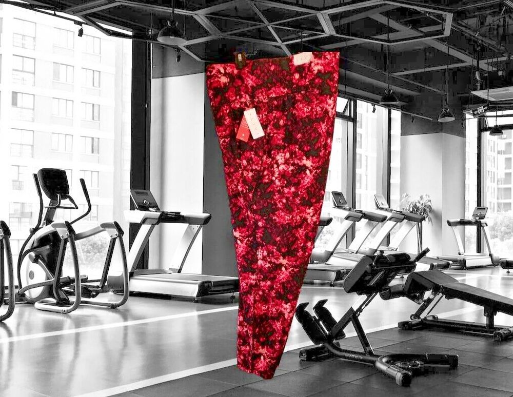 Lane Bryant LIVI Women's Activewear Pants Floral Design New Tags Plus Size 34/36